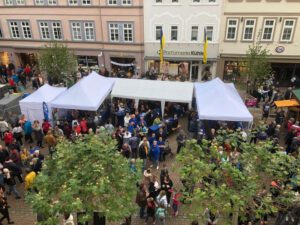 Der Lebenshilfestand beim Festival